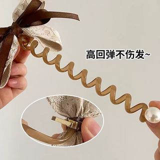 Dây Buộc Tóc Lò Xo Đuôi Ngựa Co Giãn Đính Nơ/ Trái Tim Xinh Xắn K381