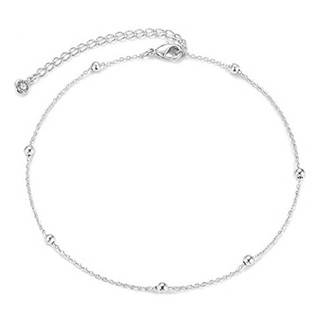 Lắc Chân/ Vòng Chân Thiết Kế Charm Hạt/ Dây Đá Đơn Giản Cá Tính Sáng Màu B161