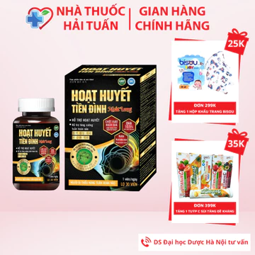 [CHÍNH HÃNG] HOẠT HUYẾT TIỀN ĐÌNH NHẤT LONG – Hỗ trợ hoạt huyết, tăng cường tuần hoàn máu não - Lọ 30 viên
