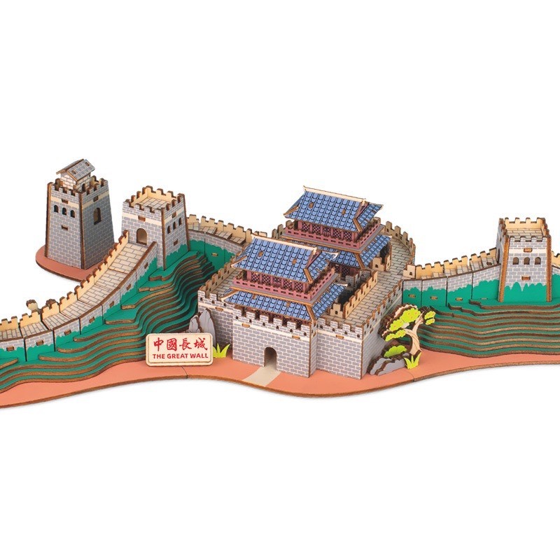 Đồ Chơi Lắp Ráp Mô Hình Gỗ 3D Vạn Lý Trường Thành