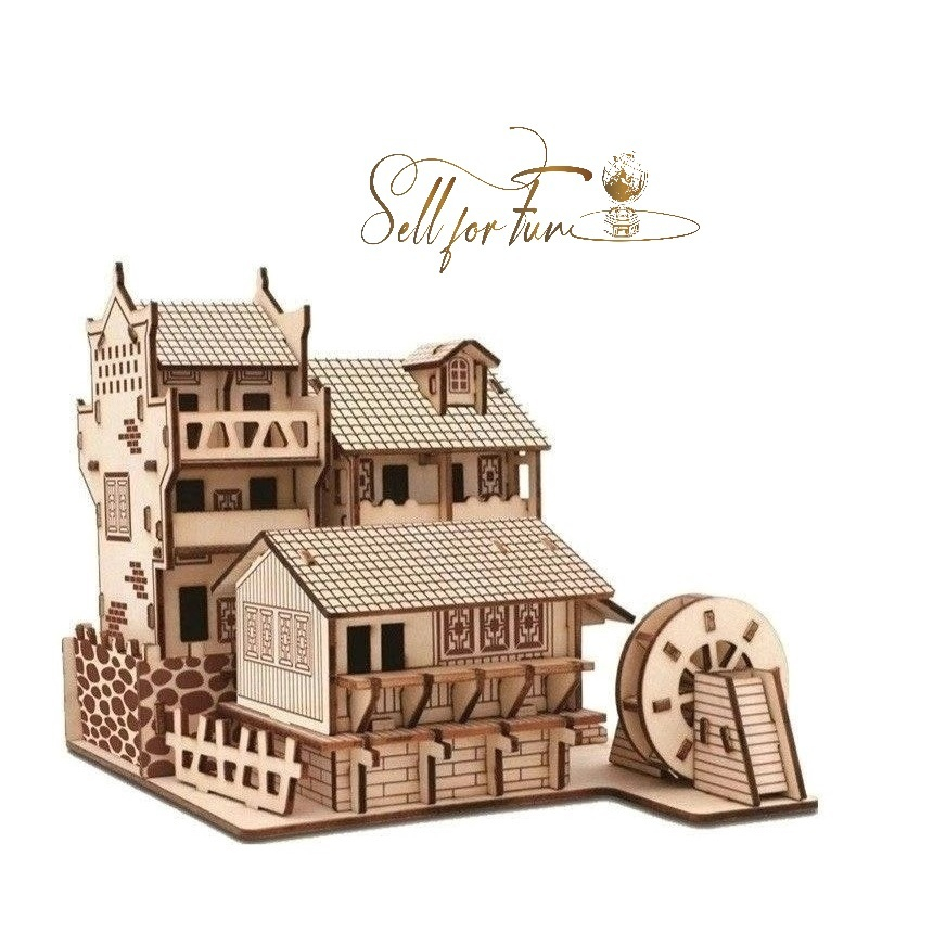 Đồ Chơi Lắp Ráp Mô Hình Gỗ 3D Phượng Hoàng Cổ Trấn