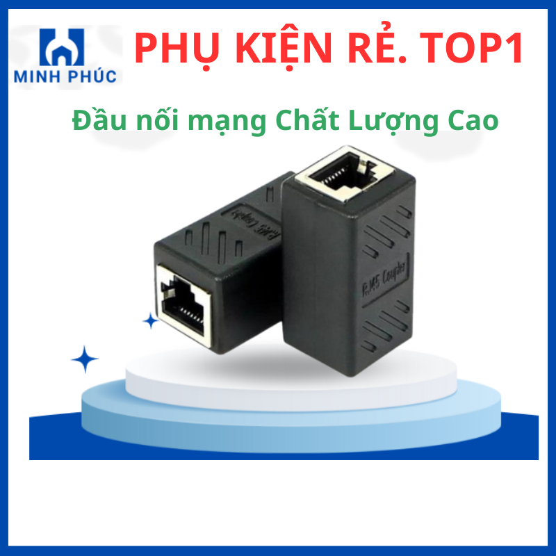 Đầu Nối Dây Mạng Lan Rj45 Tốc độ 1000Gbps ( đầu nối mạng 1-1 đen ...