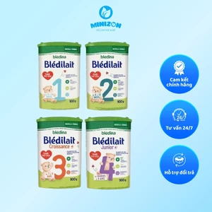 Sữa bột Bledilait Bledina Pháp số 1, 2, 3 hộp 400g, 900g cho bé phát triển toàn diện