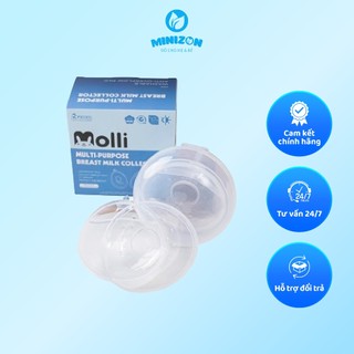 Phễu hứng sữa Molli kèm hộp bảo quản tiện lợi cho mẹ