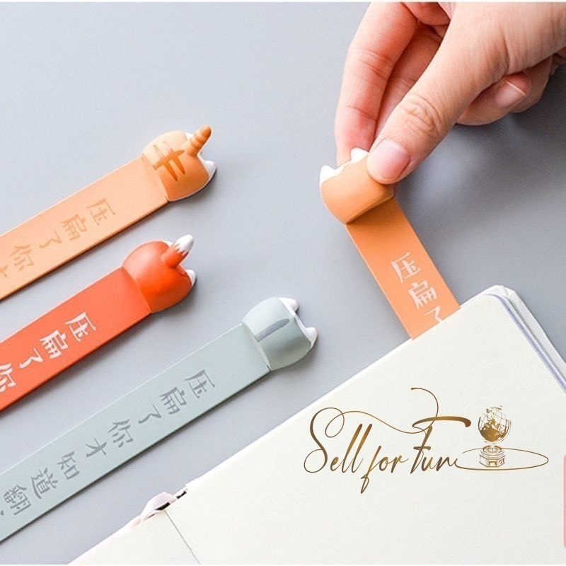 Đánh Dấu Trang Sách BookMark Hình Mông Cáo Mông Mèo Mông Hamster Mông Corgi