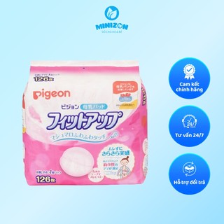 Miếng Lót Thấm Sữa Pigeon Nhật Gói 126 Miếng Mẫu Mới Tiện Dụng