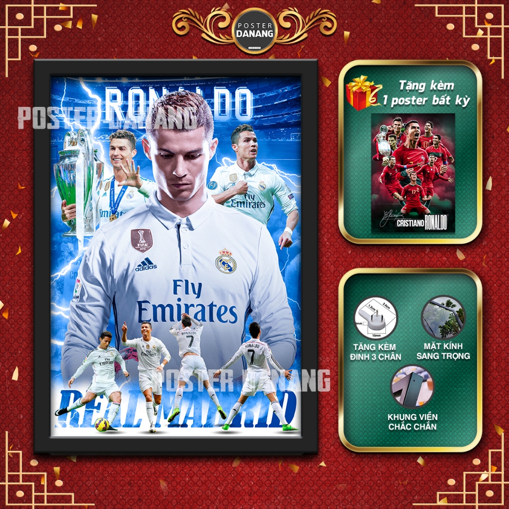 poster-ronaldo-real-madrid-poster-b-ng-khung-nh-ronaldo-treo