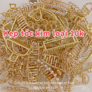 Kẹp tóc kim loại hàn quốc sang chảnh hot trend