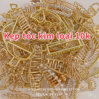 Kẹp tóc kim loại hàn quốc sang chảnh hot trend