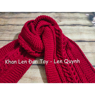 Khăn len đan tay kiểu dáng độc đáo