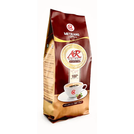 Cà Phê Mê Trang ROBUSTA Hạt - Túi Hạt 500g Nguyên Chất
