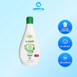 Nước Tắm Thảo Dược Dr Papie Giảm Mẩn Ngứa Và Rôm Sảy, Hỗ Trợ Làm Sạch, Mát Da Bé - Chai 500ml