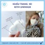 Khẩu trang 4 Lớp KF94 UNI MASK Chống Bụi Mịn, Kháng khuẩn hàng Cao Cấp Chính Hãng