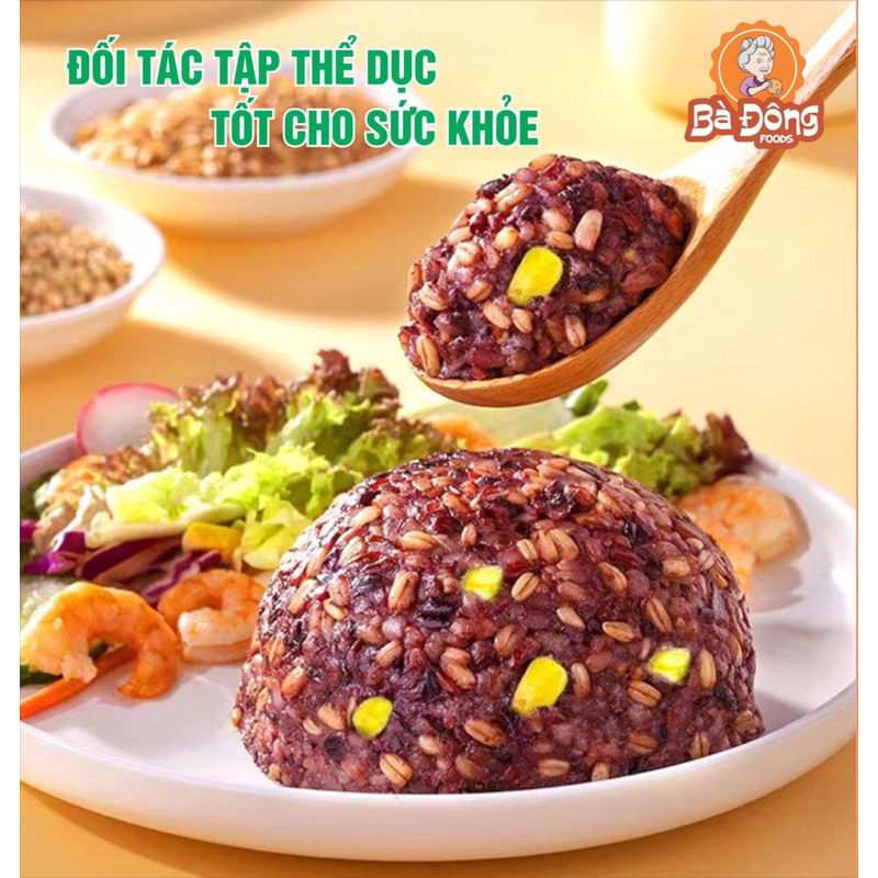 CƠM NẮM GẠO LỨT Ngũ cốc Nguyên Hạt Badongfoods Thơm ngon Tiện Lợi
