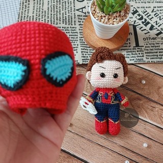 Chart hướng dẫn móc spiderman bằng len bản tiếng việt chi tiết , dễ thực hiện