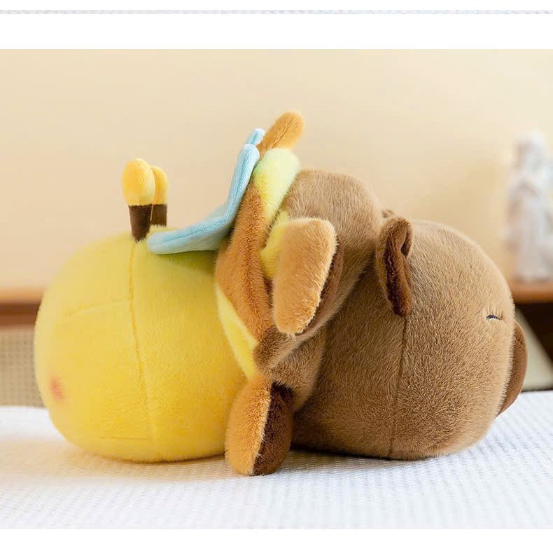 Capybara Ong Capybara Con Ong Đáng Yêu Sự Kết Hợp Dễ Thương Gấu Bông Capybara Mẫu Mói Món Quà Ý Nghĩa