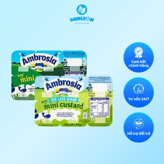 Váng sữa Ambrosia từ UK lốc 6 hộp thơm ngon, dinh dưỡng
