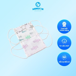 Khẩu Trang Xô Xuất Nhật Mẫu Mới Siêu Mềm Mịn Cho Bé | Minizon Kids