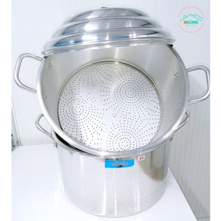 [Kho Sỉ] [CHÍNH HÃNG] CHÕ HẤP ĐỒ XÔI NHÔM SIZE 46cm TRƯỜNG THÀNH CAO CẤP HẤP LOẠI 1 DÀY - HUNGHOME