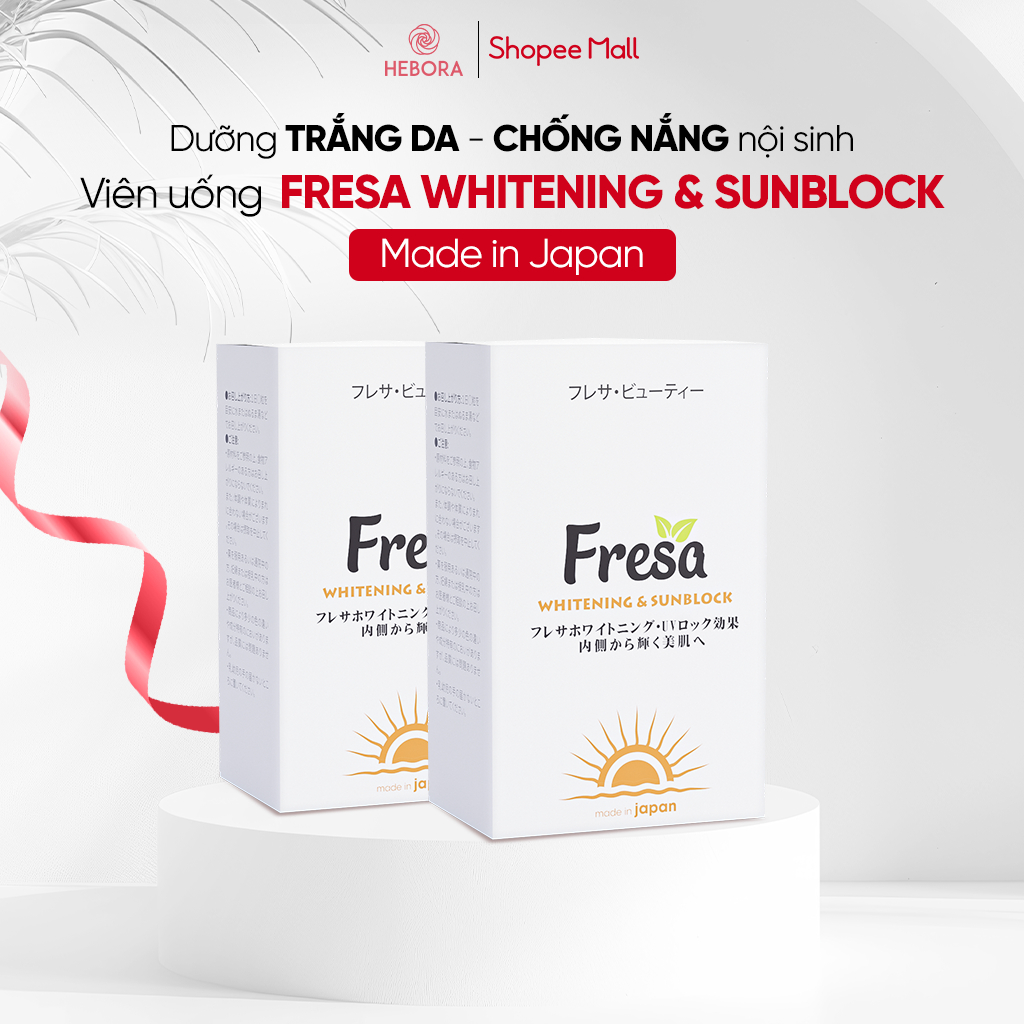 Ảnh COMBO 2 hộp viên uống trắng da và chống nắng nội sinh Fresa Whitening & Sunblock 2