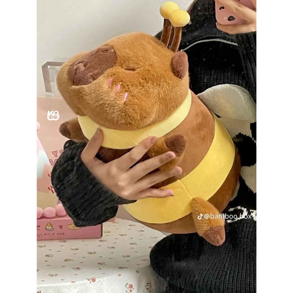 Capybara Ong Gấu Bông Capybara Con Ong Dễ Thương Capybara Cosplay Ong Có Thể Biến Hình Thành Ong và Capybara