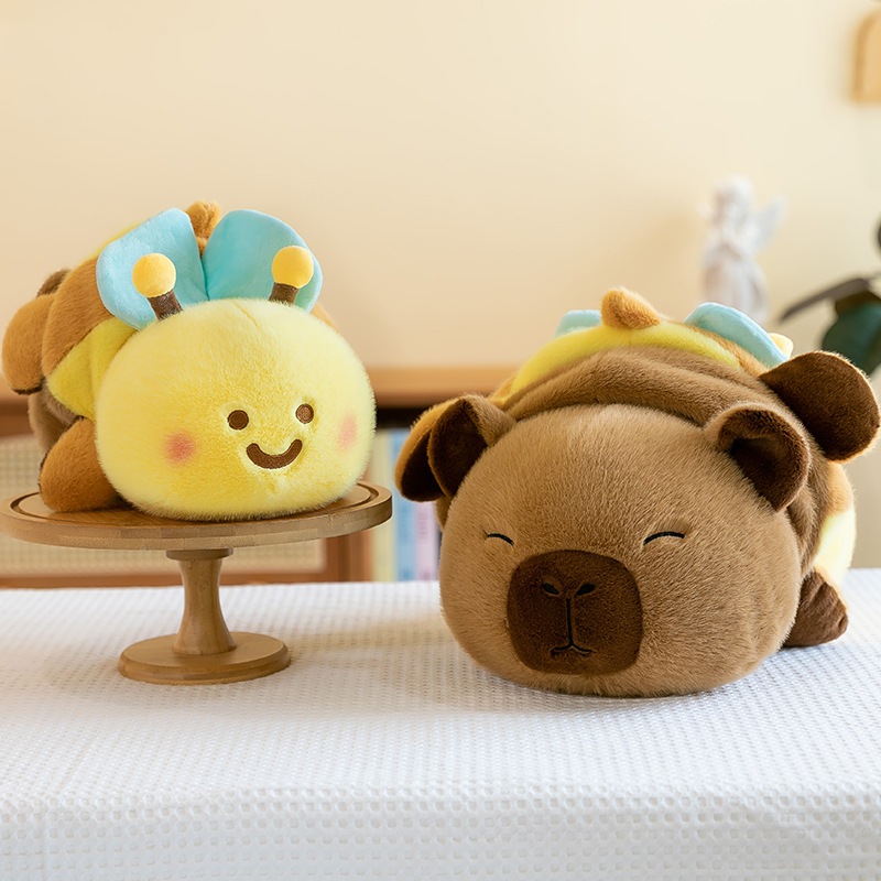 Capybara Ong Gấu Bông Capybara Con Ong Dễ Thương Capybara Cosplay Ong Có Thể Biến Hình Thành Ong và Capybara