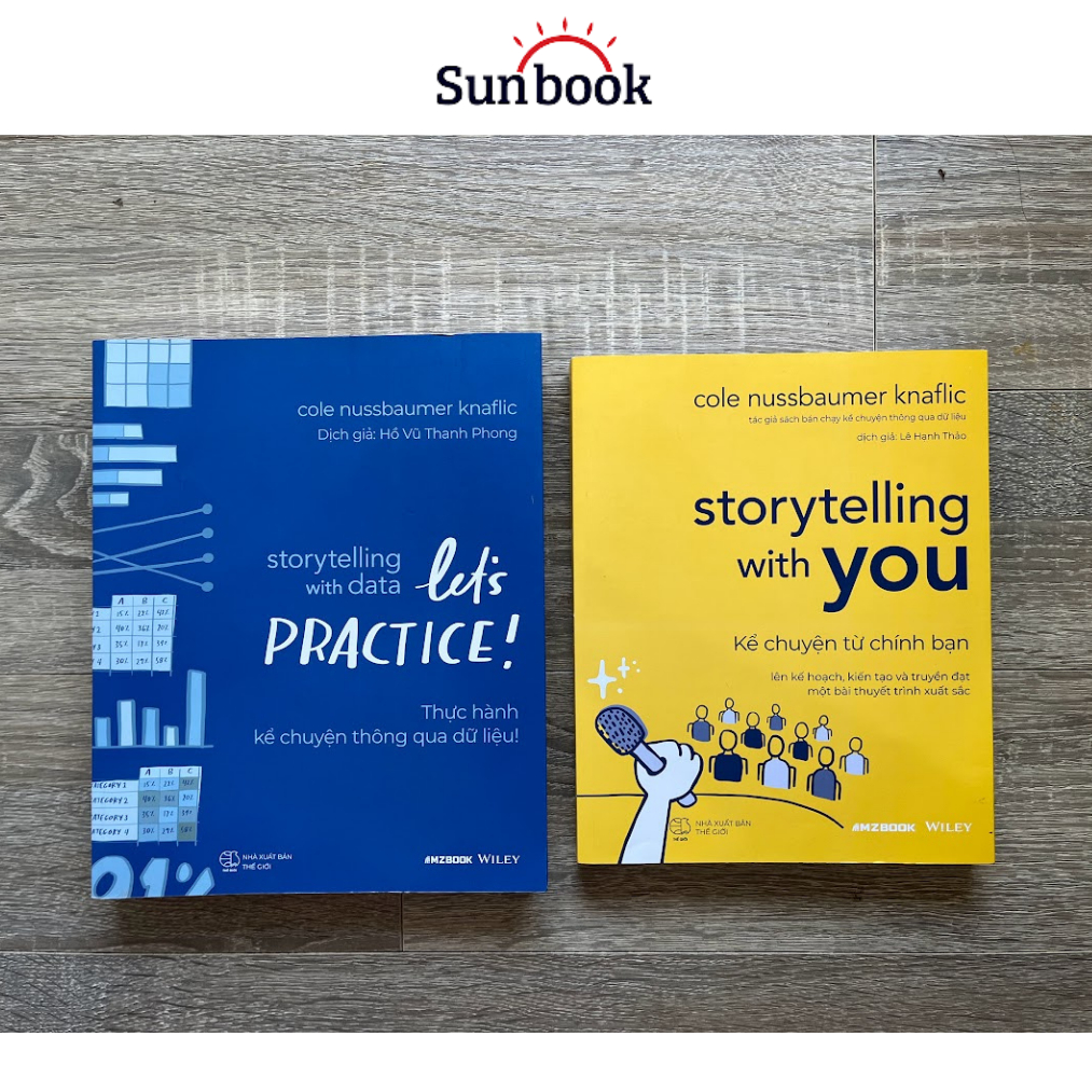 Ảnh Sách Storytelling With Data: Let's Practice! & Storytelling With You 2