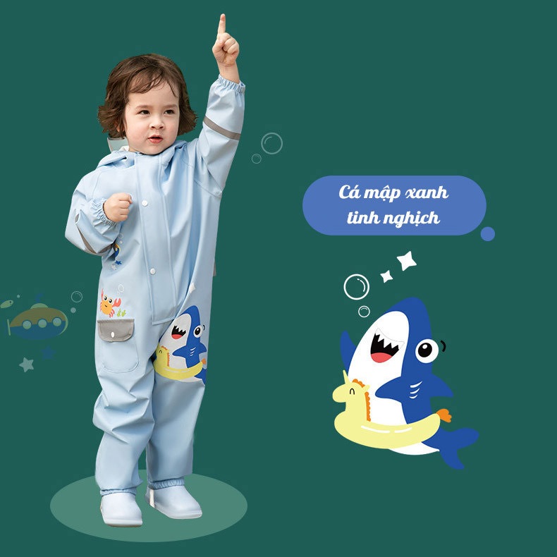 Áo mưa cao cấp cho bé