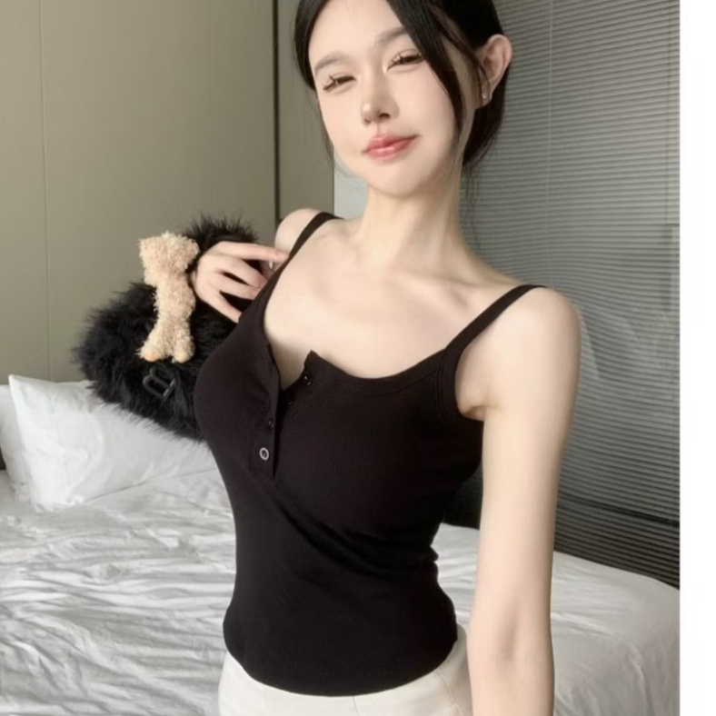 Áo 2 Dây Vạt Bầu Bigsize ESHOP Áo Dây Ôm Body Có Mút Thun Tăm Lạnh Co Giãn Mùa Hè ESHOP MS239