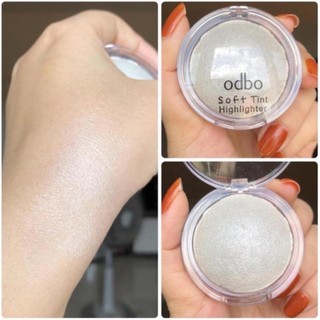 [Chuẩn Thái ] Phấn Bắt Sáng Mini Tạo Khối Odbo Soft Tint Hightlighter OD173 Có Nhũ Chuẩn Makeup 4g
