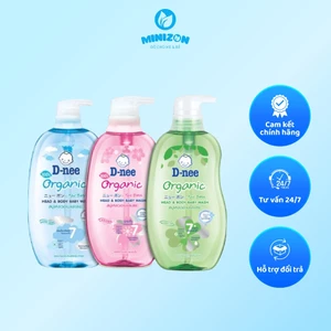 Sữa tắm gội toàn thân cho bé Baby Dnee Organic 380ml, 800ml