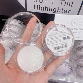 [Chuẩn Thái ] Phấn Bắt Sáng Mini Tạo Khối Odbo Soft Tint Hightlighter OD173 Có Nhũ Chuẩn Makeup 4g