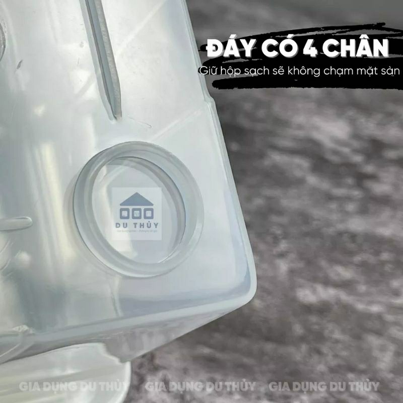 Hộp đựng đồ đa năng, thực phẩm có quai xách 6521 nhựa Việt Nhật