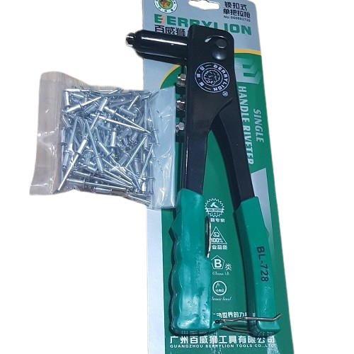 Bộ Dụng Cụ Kềm Rút Rive 4 Lổ Và 100 Cây Đinh Rive Nhôm 4x10mm Kèm Mũi ...