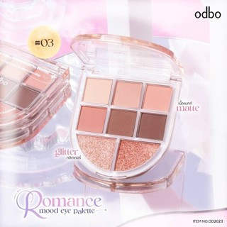 [ THAI - SẴN ]  Phấn mắt Odbo Romance Mood Eye xu hướng 2024 Thái Lan Tông Pastel Nhẹ Nhàng Bền Màu Lâu Trôi Tone Hồng