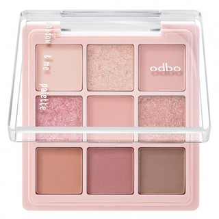 [ Thái Lan - SẴN ]  Bảng Phấn Mắt Odbo Shadow & me Gồm 9 Ô Màu Lì Và Ánh Nhũ OD2014