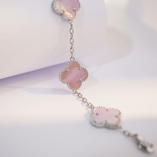 Vòng tay nam nữ LAMY Flower Clover Bracelet Silver 2265