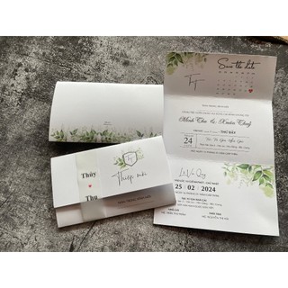 NN.41 Thiệp Cưới VINTAGE, Quý Khách Trao Đổi Trước Với Shop Để Duyệt Thiết Kế Trước Khi Đặt Hàng