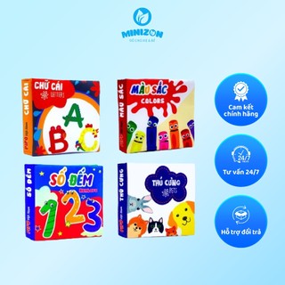 Sách vải PiPoVietnam kích thích thị giác - giáo dục sớm cho trẻ theo chủ đề | Minizon Kids