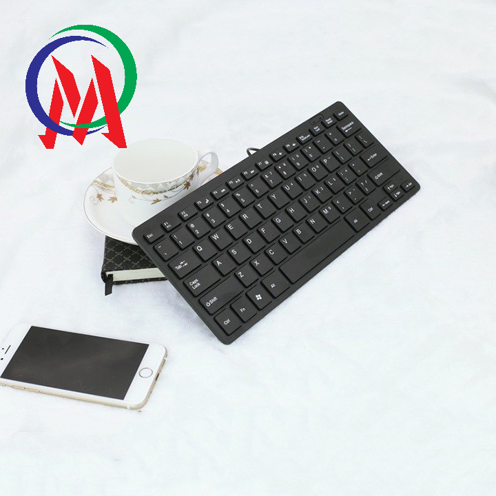 Bàn phím mini có dây TIKA nhỏ gọn, siêu mỏng tương thích với các hệ điều hành hiện nay