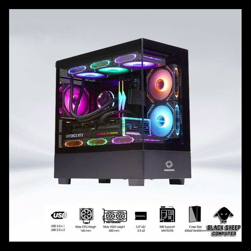 Vỏ Case COOLERPLUS X38B (OPTION FAN) | Shopee Việt Nam