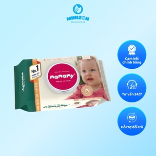 Giấy Ướt Mamamy Có Nắp Không Mùi 100 Tờ Mềm Mại An Toàn