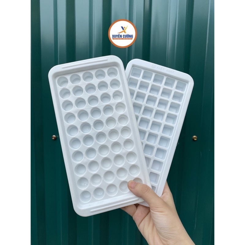 Khay Làm Đá, Khuôn Làm Đá Viên Nhựa Chịu Nhiệt 5 Viên/ 6 Viên/ 14 Viên/ 18 Viên/ 50 Viên/ 78 Viên AMIZIN