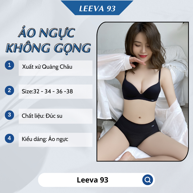 Áo lót nữ Bra 2 dây không gọng ôm sát  nâng đỡ vòng 1, Áo ngực nữ đúc su mềm mịn AN19
