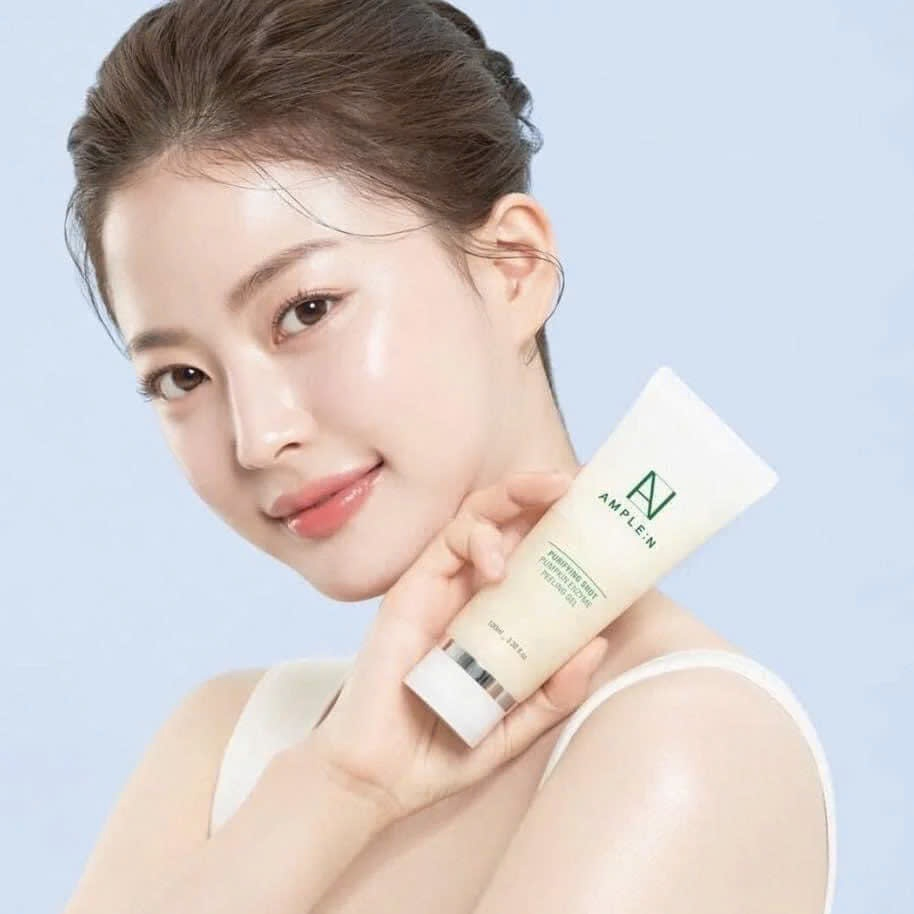 Ảnh Tẩy Tế Bào Chết Bí Ngô AMPLE:N Purifying Shot Pumpkin Enzyme Peeling Gel 1