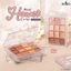 Bảng Màu Mắt Real Heart ODBO OD2019 8g trang điểm mắt nhũ mịn lì lâu trôi Tông Pastel Nhẹ Nhàng