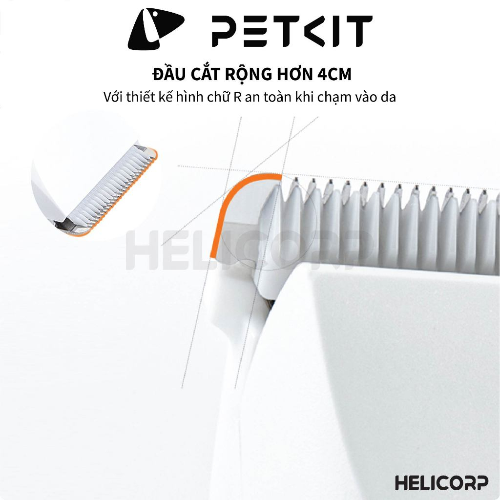 Tông Đơ Cắt Tỉa Cạo Lông Chó Mèo Petkit Pet Trimmer 2in1 Pro
