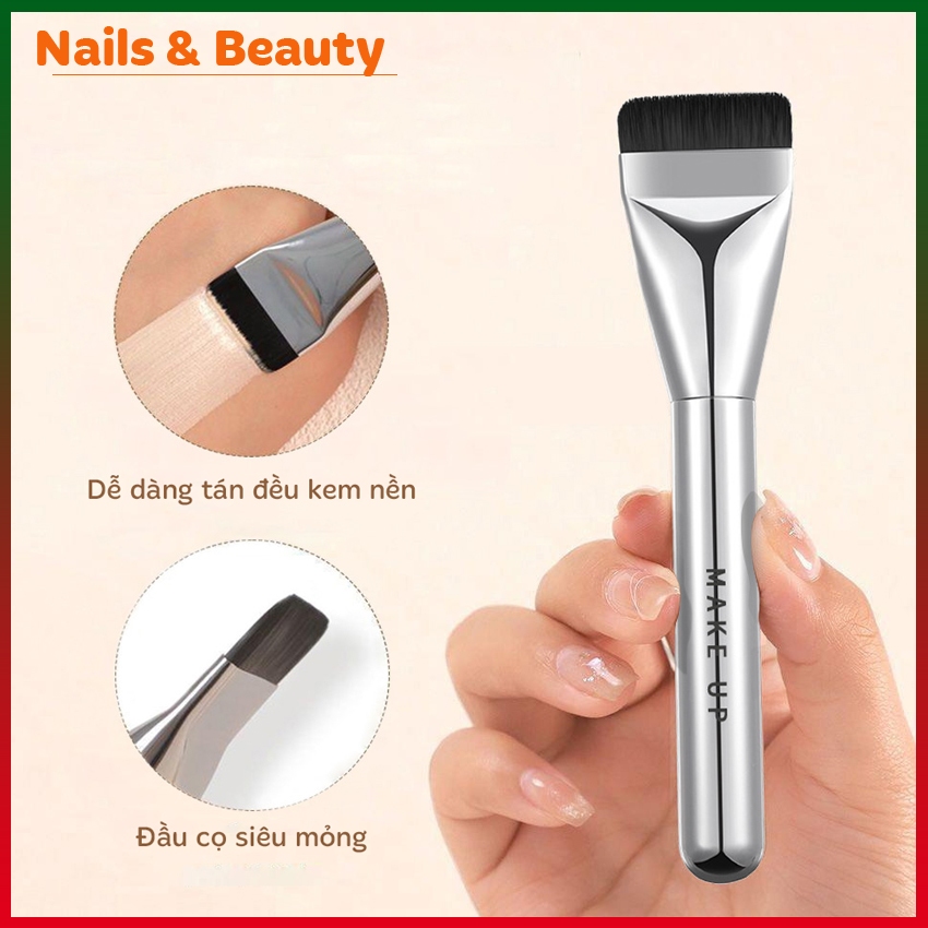 Cọ Tán Kem Nền, Cọ Tán Nền, Cọ Nền GECOMO Đầu Phẳng G1119