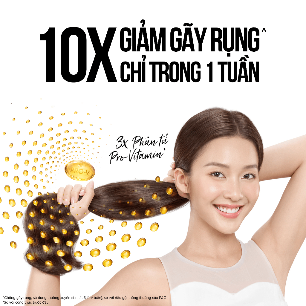 Ảnh Dầu Gội PANTENE Pro-V Ngăn Rụng Tóc/ Suôn Mượt Óng Ả - Chai 1800ML 4