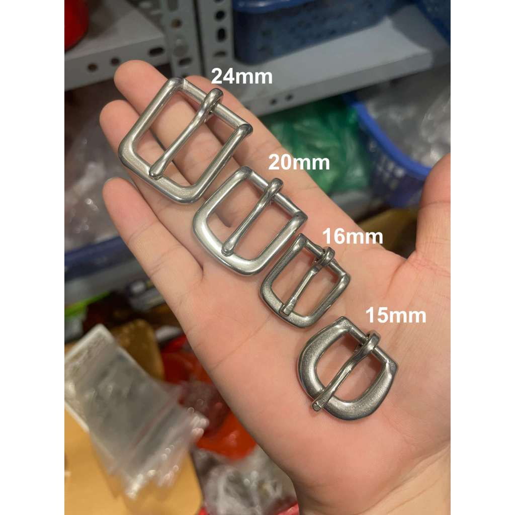 Khoá kim inox không gỉ, khoá tăng giảm phụ kiện túi | Shopee Việt Nam